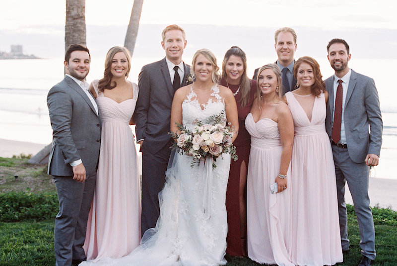Real Wedding, Katie & Dylan, Beach Wedding, wedding party