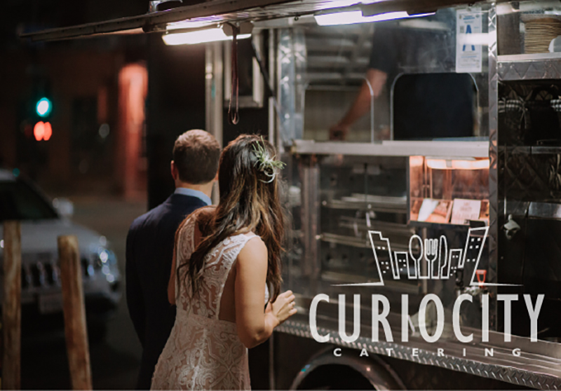 curiocity catering, food truck, wedding caterer