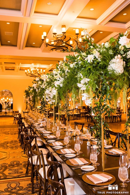 wedding reception site, tablescape, florals