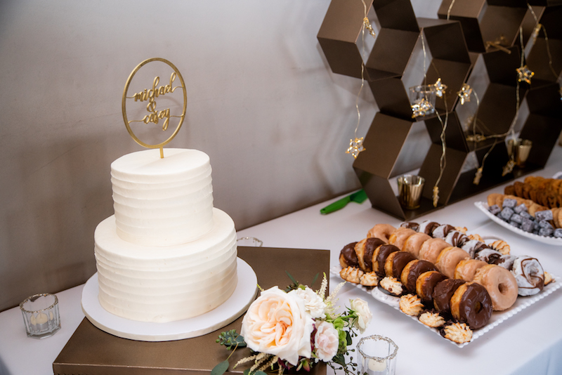 wedding cake, dessert bar