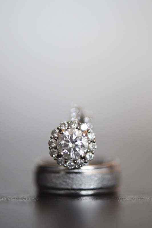 wedding rings, diamonds, platinum