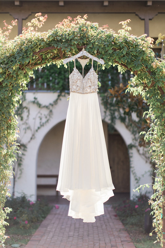 wedding gown, bridal dress, grapevines