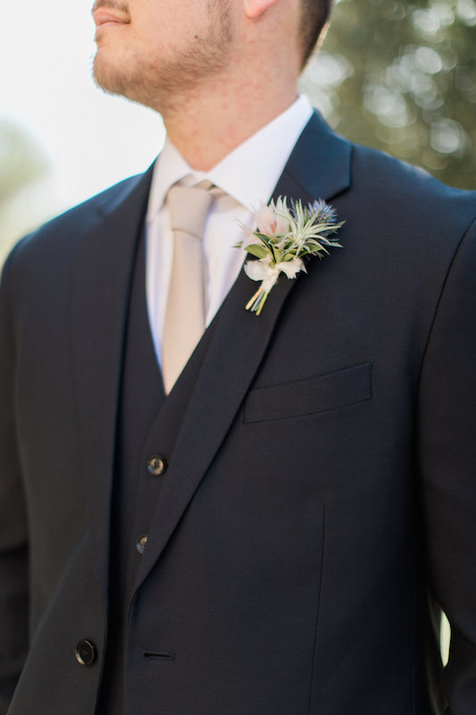 groom, boutonniere