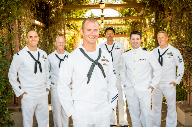 groom, groomsmen, sailors