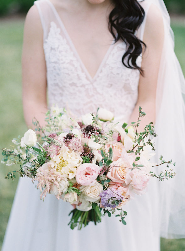 bride, bouquet, flowers
