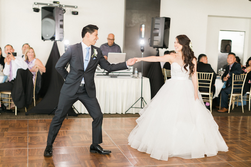 bride, groom, first dance