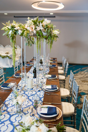 tablescape, table design, floral centerpieces