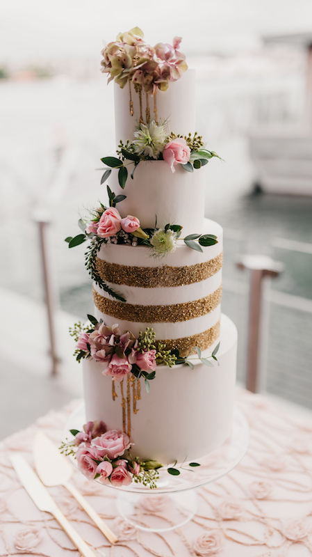 wedding cake, layered cake, drip cake