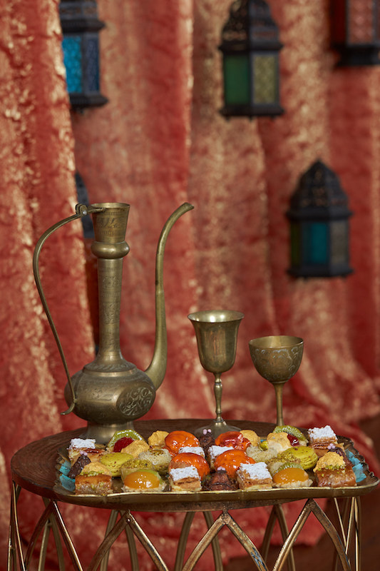 dessert tray, Magical, Moroccan, tablescape, table design