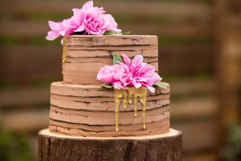 Wedding cake, Chocolate cake, tiered cake, naked cake