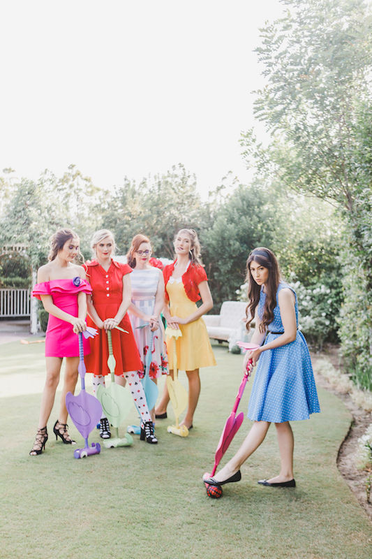 Mad Hatter Tea Party, croquet