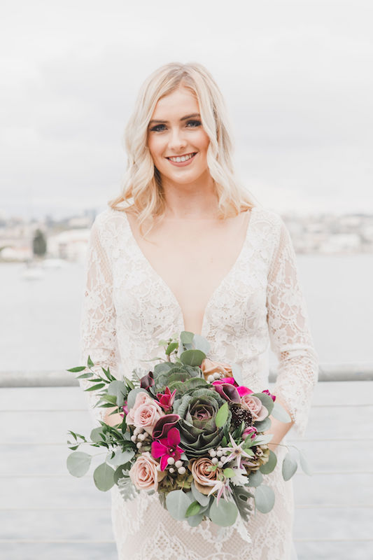 bride, bridal bouquet, flowers, florals