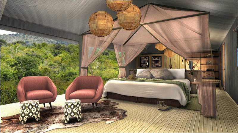 luxury tent, Africa