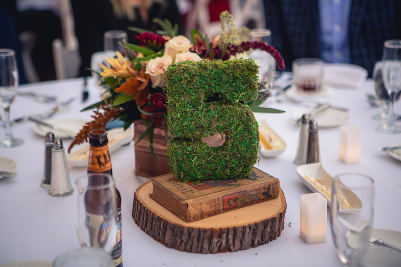tablescape, table number