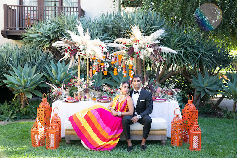 Indian Wedding, tablescape