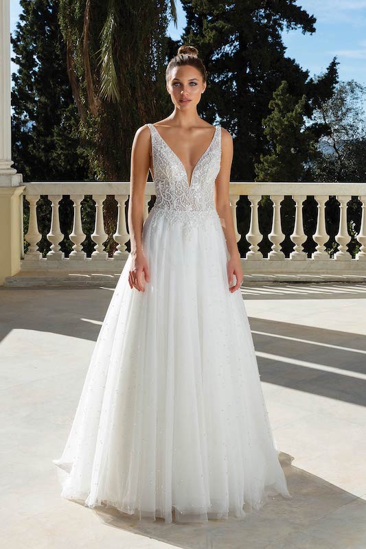 Justin Alexander bridal gown, wedding dress